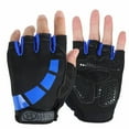 thumbnail image 5 of TELOLY 1Pairs Fingerless Gloves,Secure Palm Fingerless Gloves Men,Cold Weather Gear Running Gloves, 5 of 7
