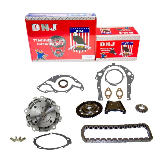 DNJ TK3146WP Timing Chain Kit with Water Pump Fits Cars & Trucks 93-99 Buick 3.1L V6 OHV 12V