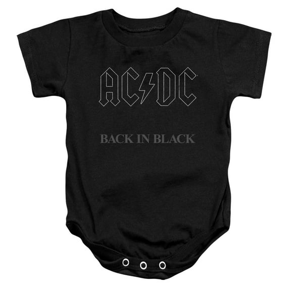 Acdc - Back In Black - Infant Snapsuit - 6 Month