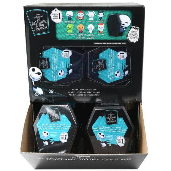 1 Piece Nightmare Before Christmas collectible Capsule 3.5" Plush- 8 asst, Ship 1 Piece Ramdonly