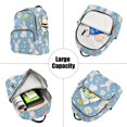 thumbnail image 5 of FORMRS Mini Backpack Purse for Women Travel Daypack Casual Shoulder Bag, Cartoon Easter Bunnies, 5 of 7