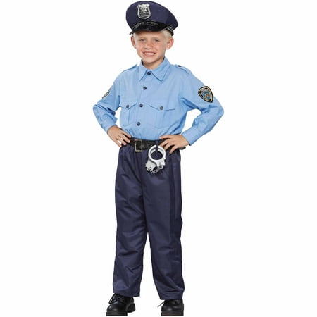 Deluxe Policeman Child Halloween Costume
