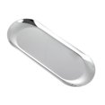 thumbnail image 2 of Abbracc Stainless Steel Dessert Appetizer Plates Stackable Tableware Serving Plate Salad L, 2 of 9