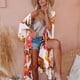 thumbnail image 1 of Puntoco Las mujeres imprimen gasa playa kimono largo cardigan blusa chal suelto tops Outwear Puntoco Puntoco-1, 1 of 9