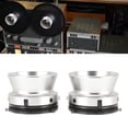 thumbnail image 1 of 1 Pair Nab Hub Adapters with Lock, 1/4 10 Inch Reel To Reel Tape Nab Hub Adapter, Aluminum Opener Universal Loading Device for Reel To Reel Tape Recorder, 1 of 7