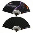 thumbnail image 5 of Eyes of Wakanda-theme Folding Fan Chinese Fan Hand Polyester Foldable Fan Fans for Dancing Party Home Suitable for Home, Office, Party, 5 of 6