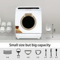 thumbnail image 3 of Portable 3-in-1 Dishwasher with Dryer & Cabinet Function, 5 Cleaning Modes, Water-saving & Easy Setup, Ideal for Small Homes, Apartments, RVs, and Dorms, 3 of 10