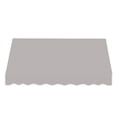 thumbnail image 2 of Awntech 7.38 Ft Dallas Retro Straight Slope Fixed Awning with Anodized Arms (88.5in x 18in x 36in), Gray, 2 of 5