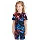 thumbnail image 5 of Balery Red And Blue Lightning Conjunto de Pijama Infantil de Manga Corta con Estampado – Ropa de Dormir de Algodón Suave-4X-Large, 5 of 5