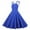 Blue, variant on IROINNID Women's Sleeveless A-Line Dress Vintage Spaghetti Strap Casual Evening Party Prom Dress V-Neck Knee-Length Women Dress