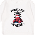 thumbnail image 3 of Inktastic Portland Maine Cute Lobster Toddler Sweatshirt, 3 of 4