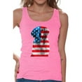 thumbnail image 1 of Awkward Styles Women's USA Flag Golden Retriever Graphic Tank Tops Independence Day Gift, 1 of 4