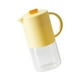 thumbnail image 2 of Jarra de jugo, jarra de té helado, 1.8L, contenedor grande de jugo, botella de agua para cocinas Amarillo, 2 of 9