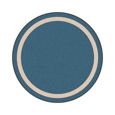 Portrait 13'2" Round Area Rug In Color Seaside