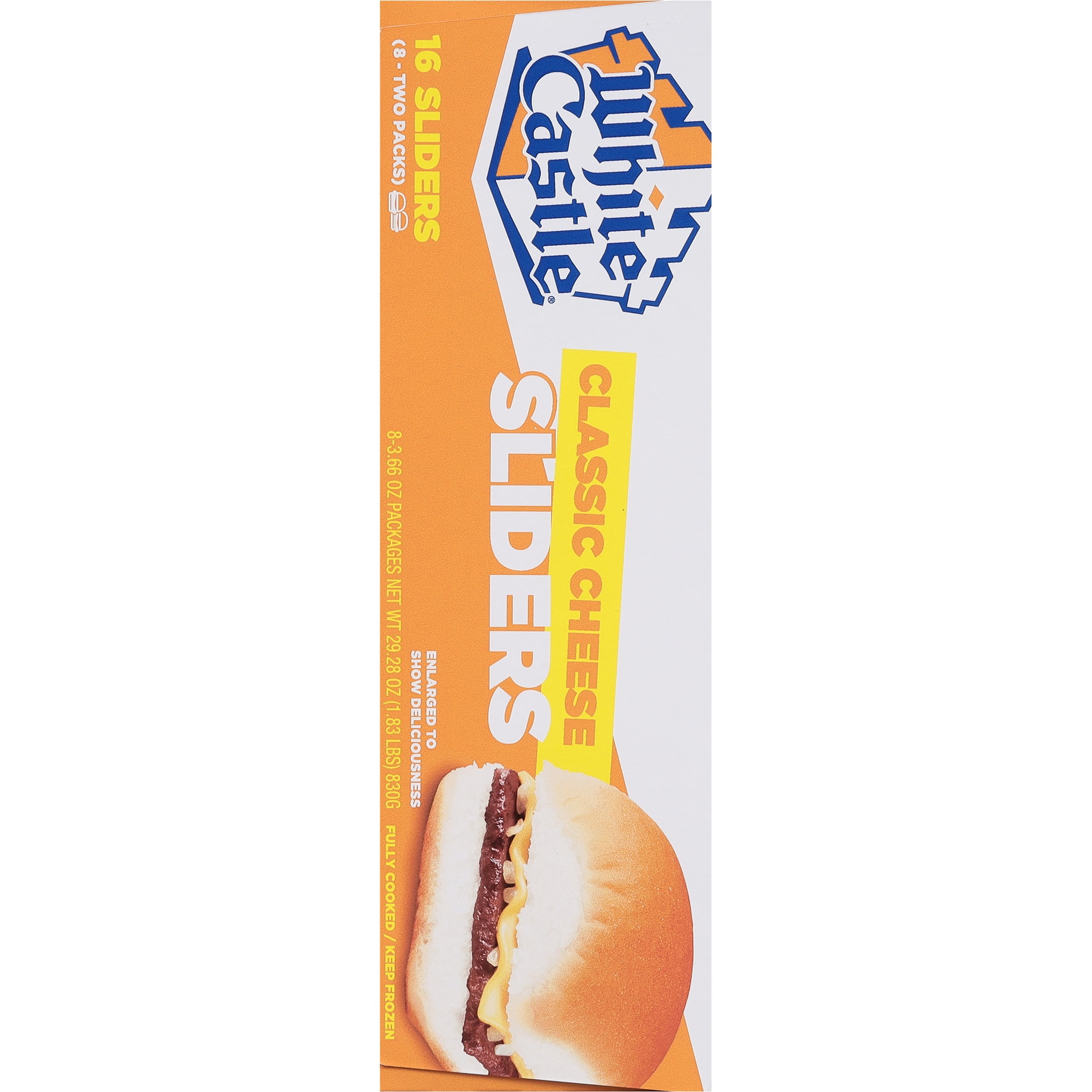 White Castle Classic Cheese Sliders, 16Ct (8-2Pks)