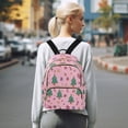 thumbnail image 7 of Quilted Backpack Fashion Backpack 10.23*5.11*12.59 Inch Women's Fashion Backpack Picnic Shopping Travel Out Sports backpack Christmas Tree Seamless Cute, 7 of 7