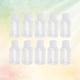thumbnail image 4 of 10 botellas de plástico vacías de 50 ml para muestras, frascos, viales con tapa para emulsión de gel de ducha y agua emoliente., 4 of 8