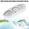 thumbnail image 2 of Marine Boat Flip 41/2 Inch Plegable Cleat Deck Rope Cleat Base Hueca Bolardo Acero Inoxidable 316 Marine Amarre Cleat con Sujetadores Gancho para Barco Marine Kayak Dock Unbranded QC08179, 2 of 9