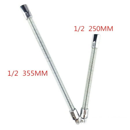 

BAMILL 1/4 3/8 1/2 Drive Flexible Socket Extension Bar Tools Length Flexi