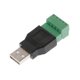 thumbnail image 2 of USB 2,0 tipo A macho/hembra a tornillo de 5p para W/ Shield Terminal Plug Adaptador Conne, hembra, 11 Feliz Sencillez, 2 of 5