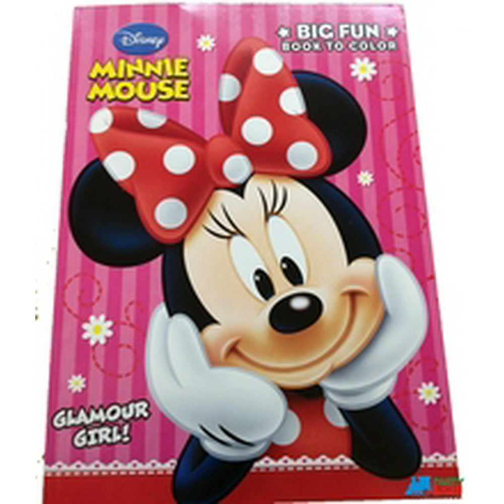 Minnie Mouse Jumbo 96 pg. Coloring and Activity Book Glamour Girl