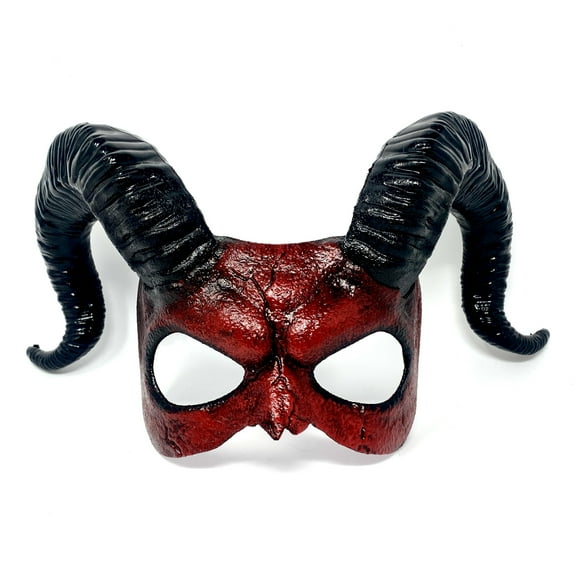 Ram Goat Masquerade Demon Devil Horn Mask Costume Halloween Party Masks