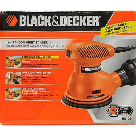 BLACK+DECKER Random Orbit Sander, RO100
