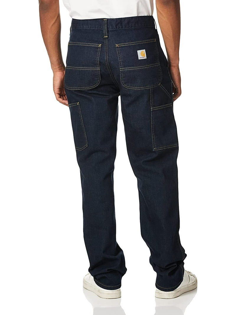 【CARHARTT】DOUBLE KNEE DENIM JEANS Carhartt Mens Rugged Flex Relaxed Fit Double-front Jean