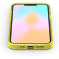 for iPhone 15 Plus, Neon Yellow Clear Protective Case, TPU and