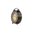 thumbnail image 4 of Yosemite Home Decor 5120010 Black & Brass Gear Table Clock, 4 of 4