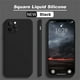 thumbnail image 3 of Original Square Liquid Silicone Phone Case For iPhone 15 14 13 12 11 Pro Max Mini XS Max X XR 8 7 Lens Protection Cover Coque, 3 of 5