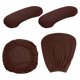 thumbnail image 3 of funda de asiento,asiento de la cubierta de la silla de la computadora de la oficina,Estiramiento Giratorio Estirable Funda Lavable,funda de asiento de silla de juego con Marrón y Salvador funda de asiento, 3 of 10