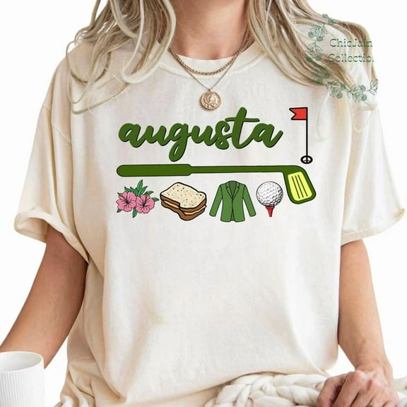 Augusta Masters Golf Shirt 2025 Masters Golf Tournament Tshirt