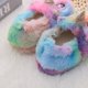 thumbnail image 5 of Unicornios - Pantuflas de animales de peluche 20/22 EU, pantuflas de algodón cálido para niños de 1 a 6 años, regalos de Navidad para niños, pantuflas de interior de piel de dibujos animados, 5 of 5