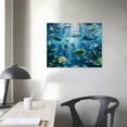 thumbnail image 4 of Orinice Fish Sunlight Ocean Fine Art Aesthetic Poster and Print Wall Painting for Classroom Kitchen Office Farmhouse Bathroom Room Decor Pictures Wall Art for Bedroom Fashion Kitchen Wall Pictures, 4 of 6