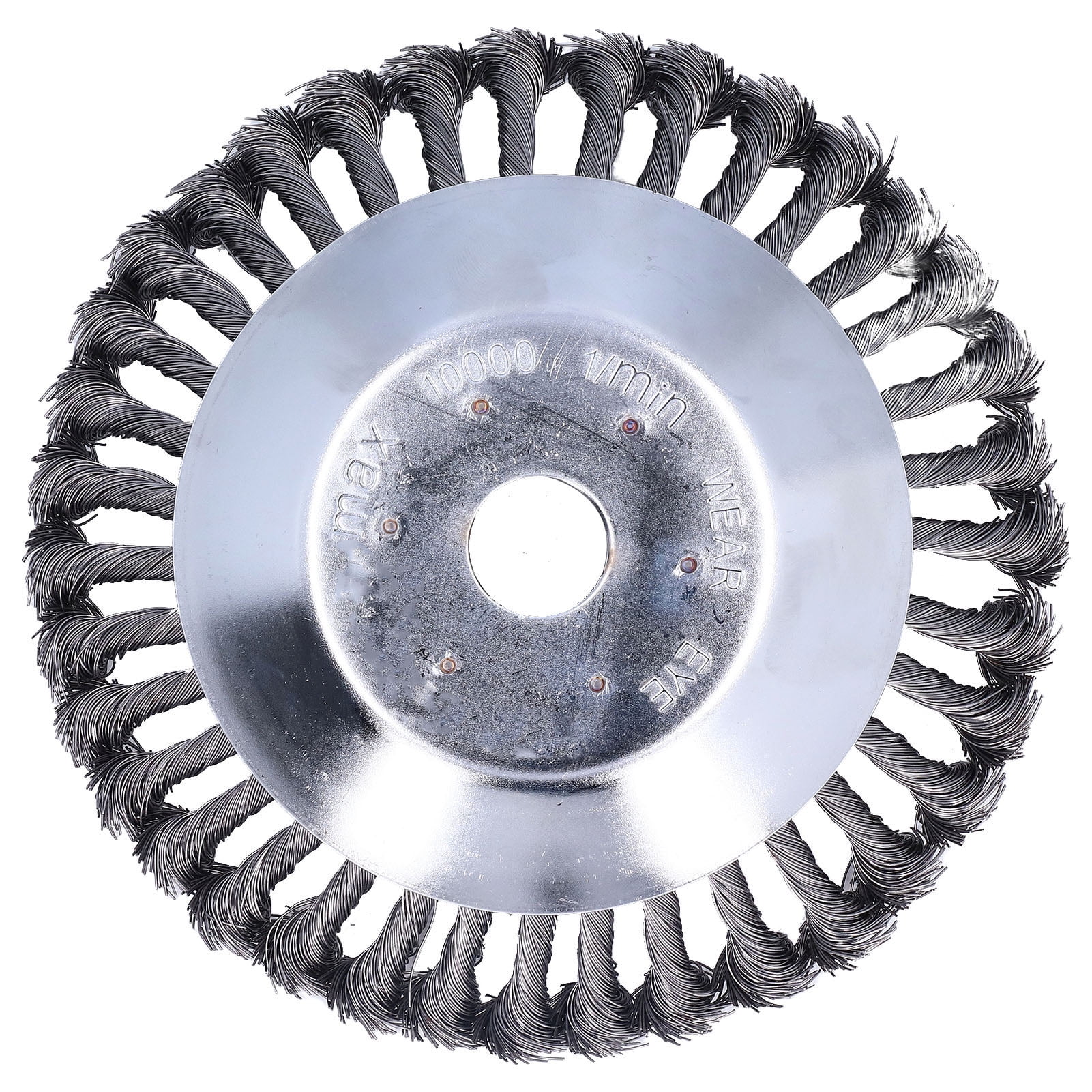 Ccdes Garden Grass Weed Brush Cutting Head twisted Wire Wheel twisted Wire Wheel Steel Garden Grass Weed Brush Cutting Head Derusting Disc For Lawn Mo