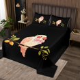 thumbnail image 2 of Erosebridal Funny Parrot Coverlet Set Twin, Cartoon Bow Bedding Set, Wildlife Room Decor 2pcs, 2 of 5