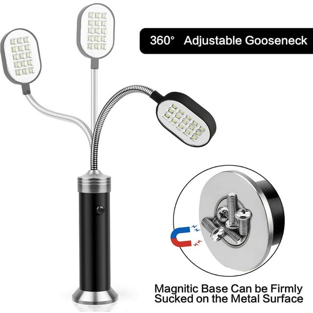 Lumières de Barbecue LED, Lumières de Barbecue LED 360 ° Lampe de Camping Portable Lampe de Grill Réglable Design de Classe Mondiale