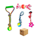thumbnail image 1 of Kit 4 Juguetes Interactivos Cuerda Pelota Resistente Mascota Lab.G Multicolor, 1 of 5