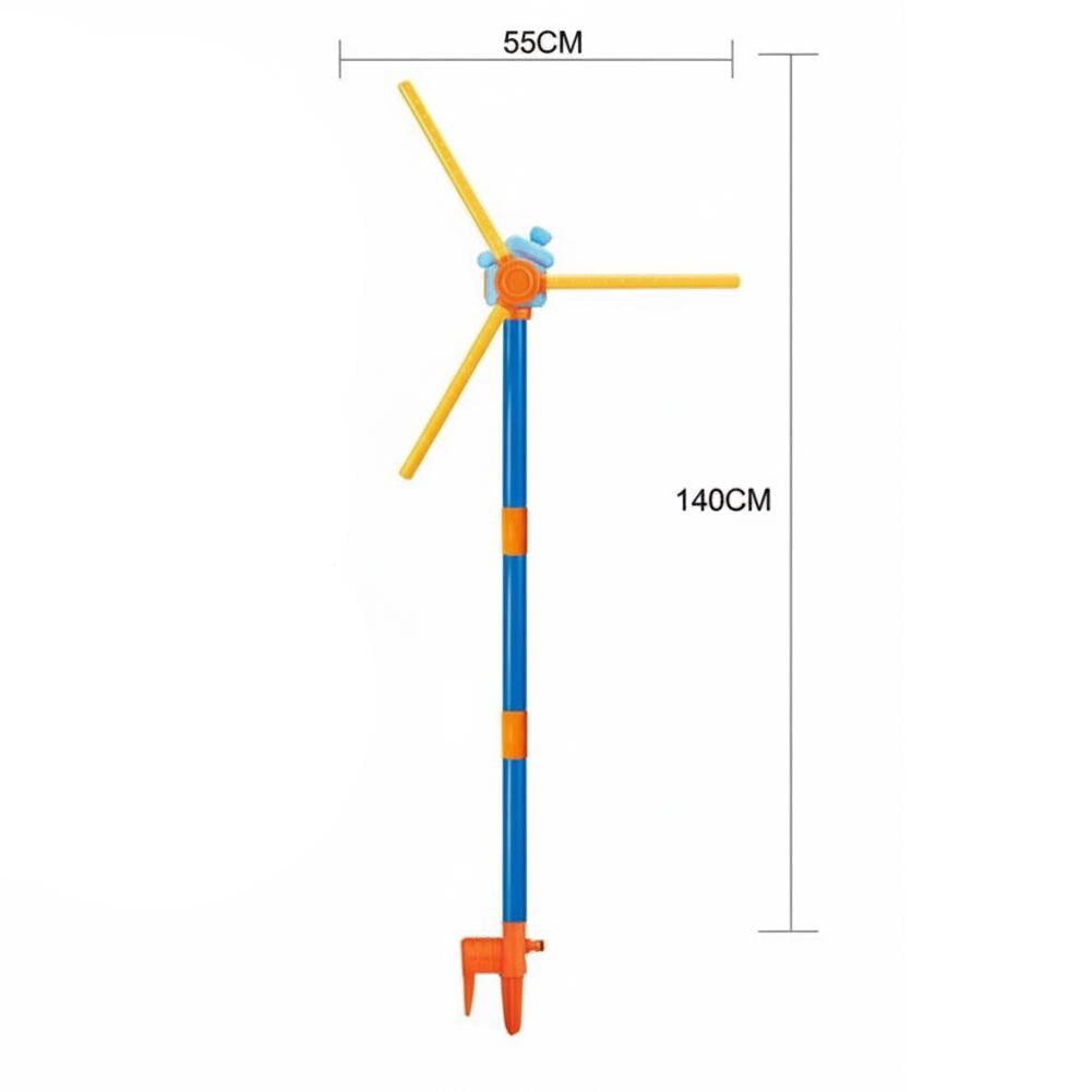 360-Degree Spinning Windmill Water Sprinkler, Fun Outdoor Yard Toy for Kids and Pets, Summer Splash Lawn Waterer