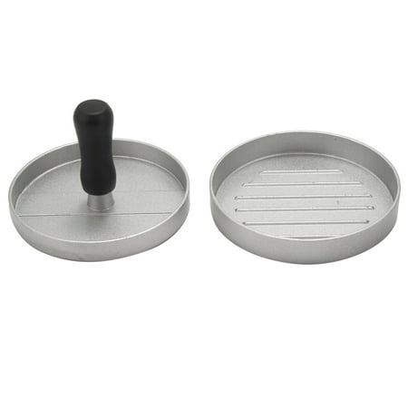 

Press Round Shape Patty Maker Mold Non-Stick Aluminum Meatloaf Making Mold Heavy Hamburger Press Tools