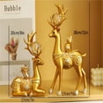 thumbnail image 3 of Attract Wealth Deer Creative Ornaments, Elegant Light Luxury Design With Auspicious Symbolism, Perfect For Home Decoration And Thoughtful Housewarming Gifts, 3 of 5
