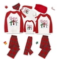 thumbnail image 2 of Pijamas familiares a juego de Navidad, juego de pijamas de Navidad, copo de nieve, Cristo, gris, 2 of 3