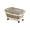Khaki, variant on Dog/Cat Food Storage Container with Cup,Collapsible Food Storage Containers with Rolling Wheel Airtight Locking Lid,to Keep Dry Food Fresh,Easy to Move,for Home Travel Camping