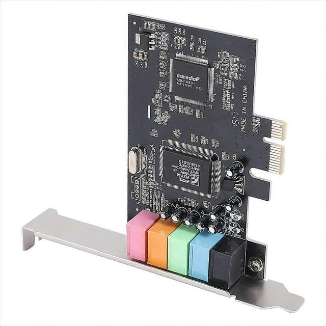 PCIe Sound Card 5.1, PCI Express Surround Card 3D Stereo Audio