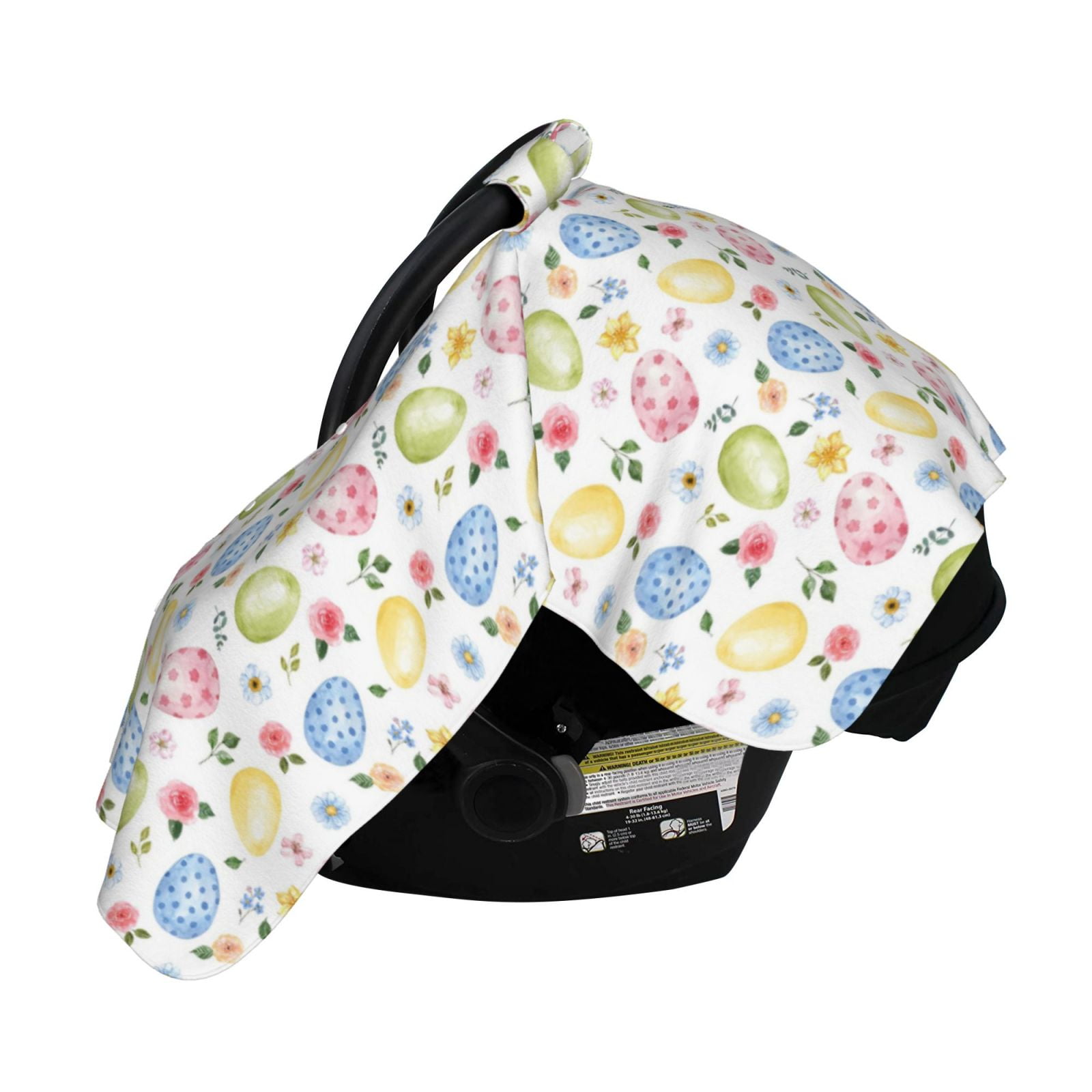 Naloa Easter Egg3 Baby Car Seat Cover, Breathable Baby Carrier Cover, Multiuse Baby Carrier Cover & Nursing Breastfeeding Cover