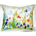 thumbnail image 4 of Betsy Drake ZP167 Bird & Daffodils Indoor & Outdoor Throw Pillow- 20 x 24 in., 4 of 4