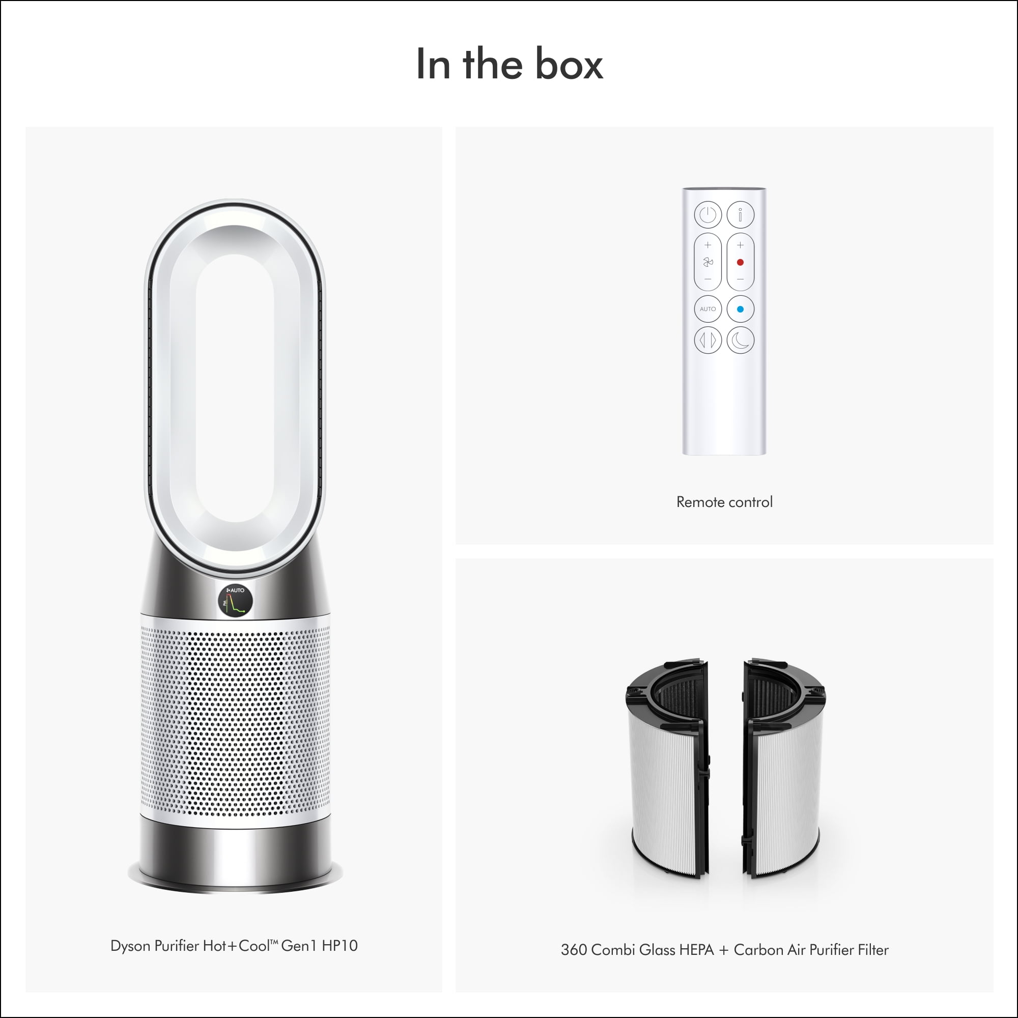 Dyson Purifier Hot+Cool Gen1 HP10 Air Cleaner Fan | White Dyson Purifier Hot+Cool Gen1 HP10 Air Cleaner Fan | White