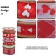 thumbnail image 5 of KAKOWELY rollos de cinta de corazón, cinta de San Valentín, cinta de San Valentín, cintas finas de corazón, cinta para envolver regalos, 5 of 5
