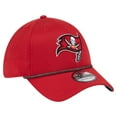 thumbnail image 3 of Men's New Era Red Tampa Bay Buccaneers Perforated 39THIRTY Flex Hat, 3 of 5